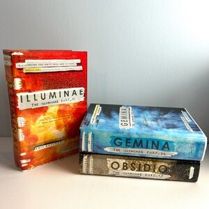 Illuminae Files Trilogy by Amie Kaufman & Jay Kristoff (1st Print Ed.;Hardcover)